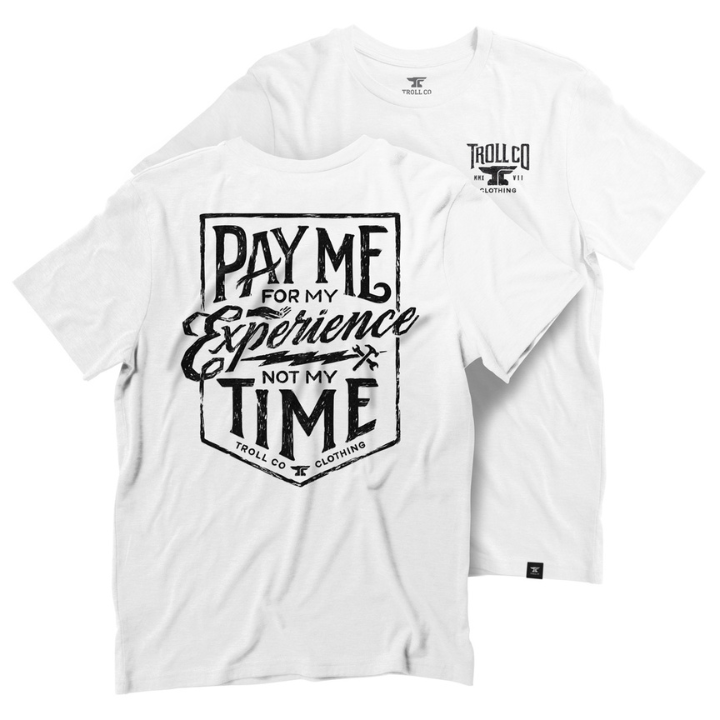 S/S PAY ME - WHT